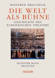 Cover von Die Welt als Bühne