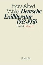 Cover von Deutsche Exilliteratur 1933-1950