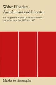 Cover von Anarchismus und Literatur