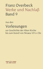 Cover von Franz Overbeck: Werke und Nachlaß