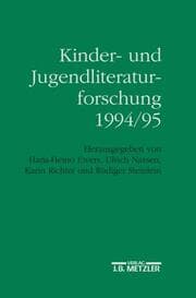 Cover von Kinder- und Jugendliteraturforschung 1994/95