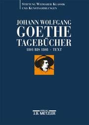 Cover von Johann Wolfgang Goethe: Tagebücher