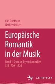 Cover von Europäische Romantik in der Musik