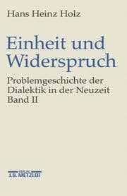 Cover von Einheit und Widerspruch