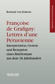 Cover von Francoise de Grafigny: 'Lettres d'une Péruvienne'