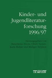 Cover von Kinder- und Jugendliteraturforschung 1996/97