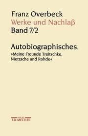 Cover von Franz Overbeck: Werke und Nachlaß