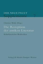 Cover von Die Rezeption der antiken Literatur
