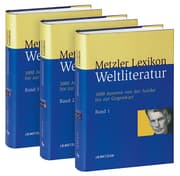 Cover von Metzler Lexikon Weltliteratur
