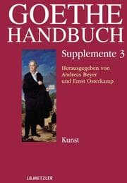 Cover von Goethe-Handbuch Supplemente 3