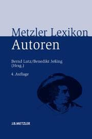 Cover von Metzler Lexikon Autoren