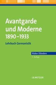 Cover von Avantgarde und Moderne 1890-1933