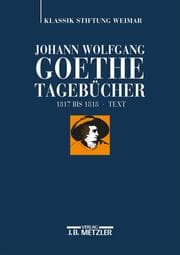 Cover von Johann Wolfgang Goethe: Tagebücher