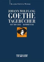 Cover von Johann Wolfgang Goethe: Tagebücher
