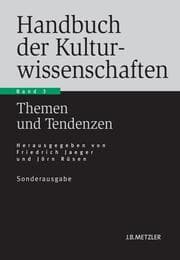 Cover von Handbuch der Kulturwissenschaften