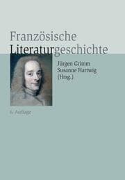 Cover von Französische Literaturgeschichte