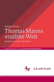 Cover von Thomas Manns erzählte Welt