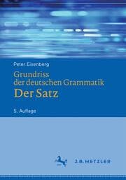Cover von Grundriss der deutschen Grammatik - Der Satz