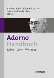 Cover von Adorno-Handbuch