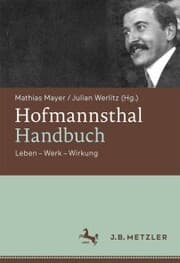 Cover von Hofmannsthal-Handbuch