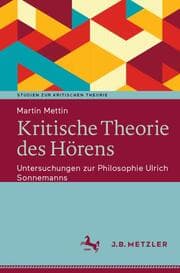 Cover von Kritische Theorie des Hörens