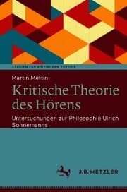 Cover von Kritische Theorie des Hörens