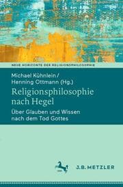 Cover von Religionsphilosophie nach Hegel