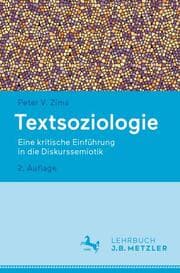 Cover von Textsoziologie