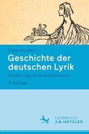 Cover von Geschichte der deutschen Lyrik