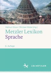 Cover von Metzler Lexikon Sprache