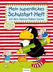 Cover von Mein superdickes Schulstart-Heft mit dem kleinen Raben Socke