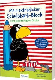 Cover von Mein extradicker Schulstart-Block vom kleinen Raben Socke