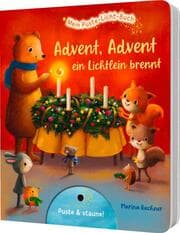 Cover von Mein Puste-Licht-Buch: Advent, Advent, ein Lichtlein brennt