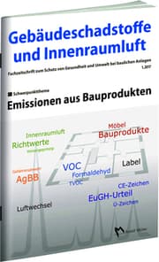 Cover von Gebäudeschadstoffe und Innenraumluft: Emissionen aus Bauprodukten