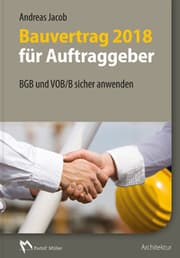 Cover von Bauvertrag 2018 für Auftraggeber