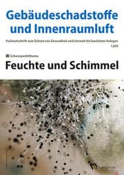 Cover von Gebäudeschadstoffe und Innenraumluft, Band 4: Feuchte und Schimmel