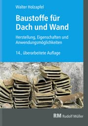 Cover von Baustoffe für Dach und Wand