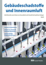 Cover von Gebäudeschadstoffe und Innenraumluft, Band 8: Gerüche in Innenräumen, Arbeiten an schadstoffbelasteten Bauwerken, Sachverständige Probenahme am Dach
