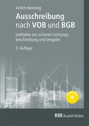 Cover von Ausschreibung nach VOB und BGB