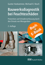 Cover von Bauwerksdiagnostik bei Feuchteschäden - mit E-Book