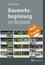 Cover von Bauwerksbegrünung im Bestand - mit E-Book (PDF)