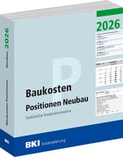 Cover von BKI Baukosten Neubau 2026 - Teil 3 Positionen