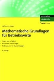 Cover von Mathematische Grundlagen für Betriebswirte