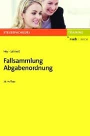 Cover von Fallsammlung Abgabenordnung