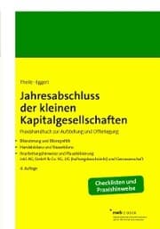 Cover von Jahresabschluss der kleinen Kapitalgesellschaften