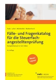 Cover von Fälle- und Fragenkatalog für die Steuerfachangestelltenprüfung
