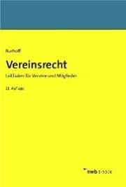 Cover von Vereinsrecht