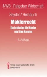 Cover von Maklerrecht
