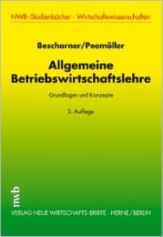 Cover von Allgemeine Betriebswirtschaftslehre