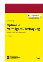 Cover von Optimale Vermögensübertragung